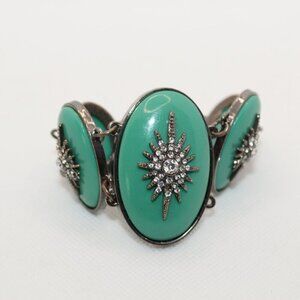 Turquoise Rhinestone Bracelet
